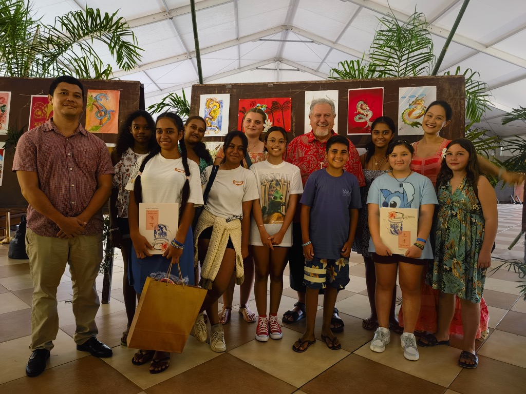 photo de groupe du collège